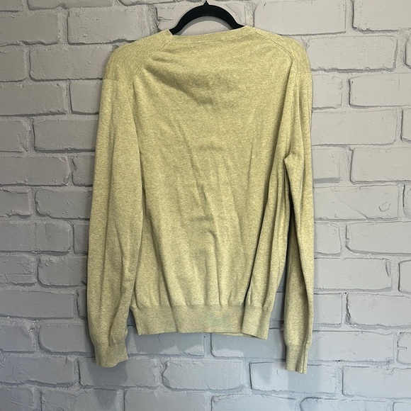 NWOT Polo by Ralph Lauren Men's Beige V-Neck Sweater size L - Picture 3 of 5